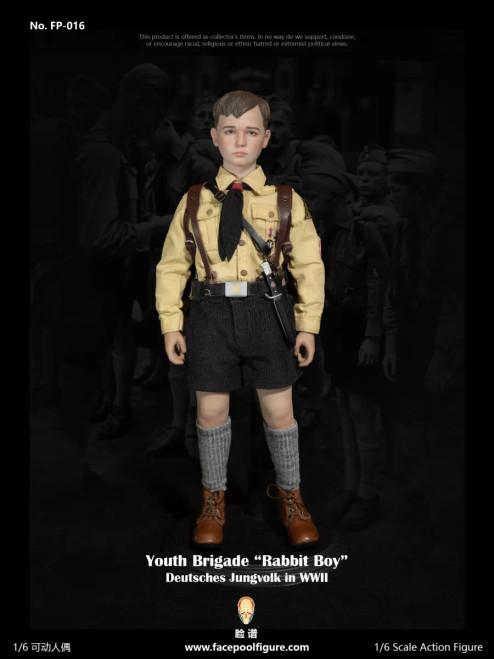 Facepool WWII German Youth Brigade History Edition 1/6 Scale Action Figure FP-016B www.HobbyGalaxy.com Facepool WWII German Youth Brigade History Edition 1/6 Scale Action Figure FP-016B www.HobbyGalaxy.com