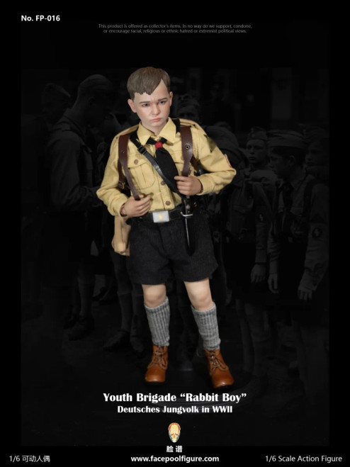 Facepool WWII German Youth Brigade History Edition 1/6 Scale Action Figure FP-016B www.HobbyGalaxy.com Facepool WWII German Youth Brigade History Edition 1/6 Scale Action Figure FP-016B www.HobbyGalaxy.com