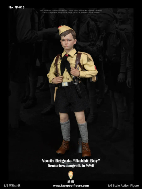 Facepool WWII German Youth Brigade History Edition 1/6 Scale Action Figure FP-016B www.HobbyGalaxy.com Facepool WWII German Youth Brigade History Edition 1/6 Scale Action Figure FP-016B www.HobbyGalaxy.com
