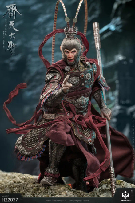 HAOYU TOYS Myth Series - Monkey King - the Great Sage (Dark) Version 1/6 Scale Action Figure H22037 www.HobbyGalaxy.com HAOYU TOYS Myth Series - Monkey King - the Great Sage (Dark) Version 1/6 Scale Action Figure H22037 www.HobbyGalaxy.com