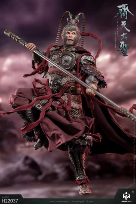 HAOYU TOYS Myth Series - Monkey King - the Great Sage (Dark) Version 1/6 Scale Action Figure H22037 www.HobbyGalaxy.com HAOYU TOYS Myth Series - Monkey King - the Great Sage (Dark) Version 1/6 Scale Action Figure H22037 www.HobbyGalaxy.com