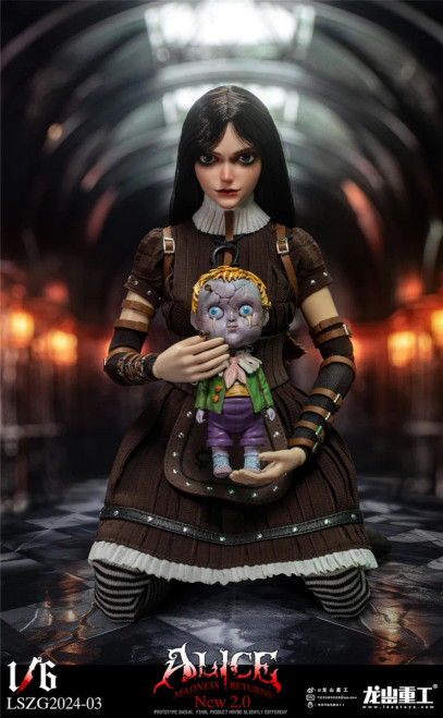 LongShanJinShu Alice Madness Returns 2.0 1/6 Scale Action Figure Luxury Version LSZG2024-03A www.HobbyGalaxy.com LongShanJinShu Alice Madness Returns 2.0 1/6 Scale Action Figure Luxury Version LSZG2024-03A www.HobbyGalaxy.com