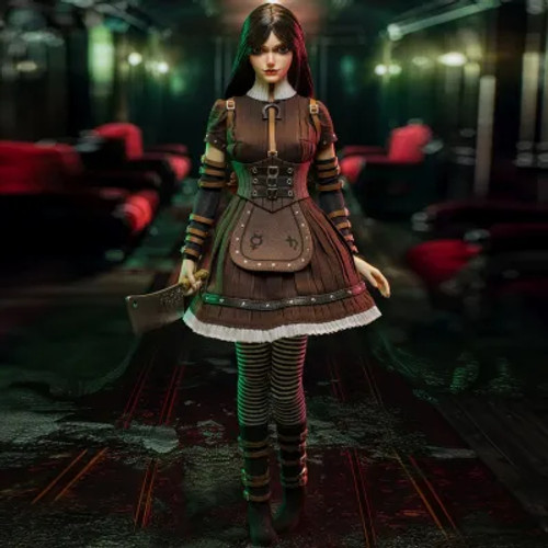 LongShanJinShu Alice Madness Returns 2.0 1/6 Scale Action Figure Standard Version LSZG2024-03B www.HobbyGalaxy.com