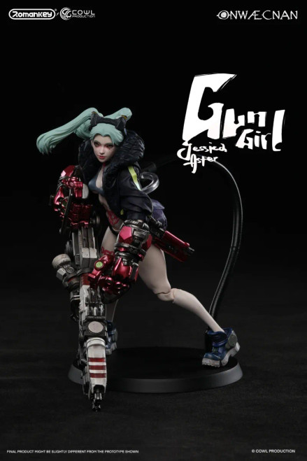 ロマンキー X COWL 1/12 ワイシリーズ第1弾 ガンガール ジェシカ Romankey X Cowl 1/12 Gun Girl Jessica Aster Regular Version