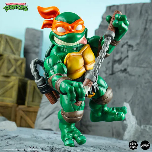 Mondo Tees "Teenage Mutant Ninja Turtles" Michelangelo Soft Vinyl Figure www.HobbyGalaxy.com Mondo Tees "Teenage Mutant Ninja Turtles" Michelangelo Soft Vinyl Figure www.HobbyGalaxy.com