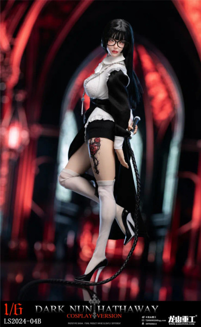 LongShanJinShu Dark Nun Sister Hathaway (Cosplay Version) Deluxe Edition 1/6 Scale Action Figure LS2024-04C www.HobbyGalaxy.com LongShanJinShu Dark Nun Sister Hathaway (Cosplay Version) Deluxe Edition 1/6 Scale Action Figure LS2024-04C www.HobbyGalaxy.com