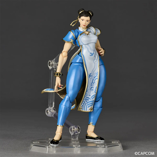 Kaiyodo Revoltech "Street Fighter 6" Amazing Yamaguchi NR063 Chun-Li Action Figure www.HobbyGalaxy.com Kaiyodo Revoltech "Street Fighter 6" Amazing Yamaguchi NR063 Chun-Li Action Figure www.HobbyGalaxy.com