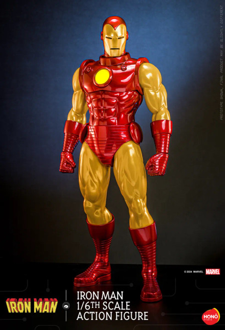 Hono Studio Marvel Comics Classic Iron Man 1/6 Scale Action Figure www.HobbyGalaxy.com Hono Studio Marvel Comics Classic Iron Man 1/6 Scale Action Figure www.HobbyGalaxy.com