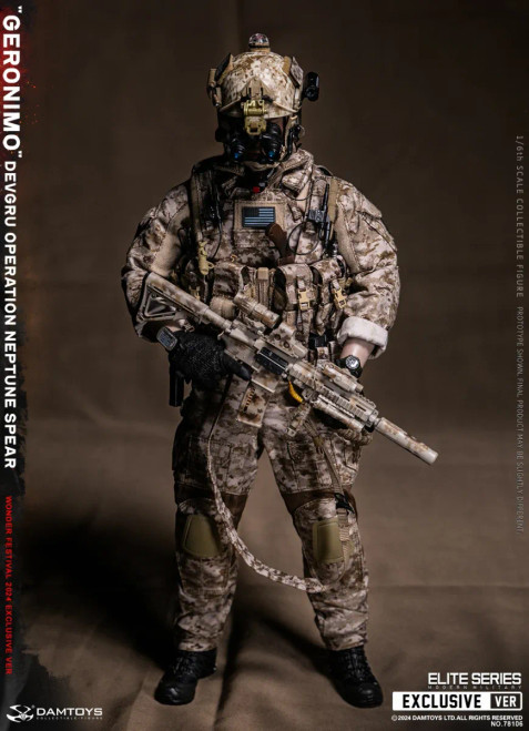 DEVGRU Operation Neptune Spear GERONIMO MK46 MOD1 Gunner