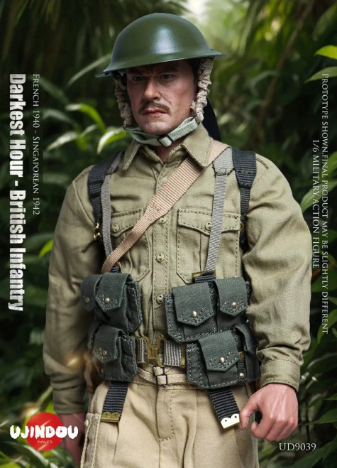 UJINDOU WWII British Infantry (France 1940 - Singapore 1942) 1/6 Scale Action Figure UD9039 www.HobbyGalaxy.com UJINDOU WWII British Infantry (France 1940 - Singapore 1942) 1/6 Scale Action Figure UD9039 www.HobbyGalaxy.com