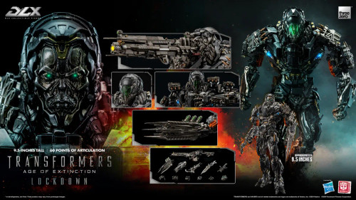 Threezero "Transformers: Age of Extinction" DLX Lockdown Action Figure www.HobbyGalaxy.com Threezero "Transformers: Age of Extinction" DLX Lockdown Action Figure www.HobbyGalaxy.com