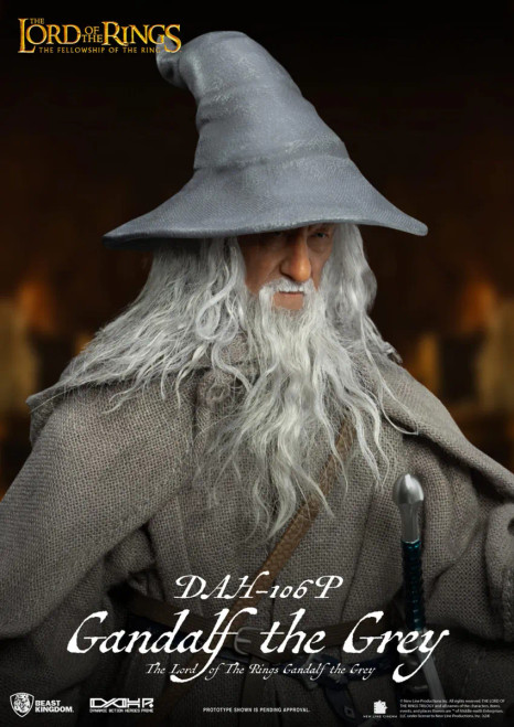 Beast Kingdom DAH "The Lord of the Rings" Gandalf the Grey Action Figure DAH-106P www.HobbyGalaxy.com