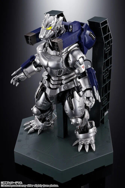 Get the Bandai Spirits Soul Of Chogokin GX-103 Type 3 MFS Kiryu (2002) at HobbyGalaxy.com. Detailed die-cast Mechagodzilla action figure in stock and ready to ship!