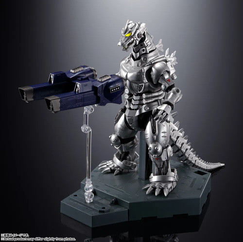 Get the Bandai Spirits Soul Of Chogokin GX-103 Type 3 MFS Kiryu (2002) at HobbyGalaxy.com. Detailed die-cast Mechagodzilla action figure in stock and ready to ship!