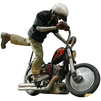 BIG STATION 廃盤「ENTITY OF LIFE」元ハウンドドック Death Gas Station Mr. Silent (Deluxe Edition) 1/12 Scale Action