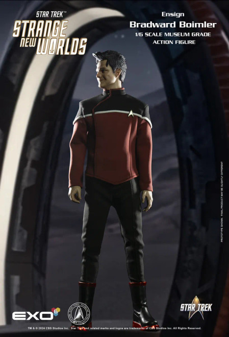 EXO-6 "Star Trek: Lower Decks" Ensign Boimler 1/6 Scale Action Figure www.HobbyGalaxy.com EXO-6 "Star Trek: Lower Decks" Ensign Boimler 1/6 Scale Action Figure www.HobbyGalaxy.com