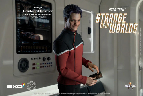 EXO-6 "Star Trek: Lower Decks" Ensign Boimler 1/6 Scale Action Figure www.HobbyGalaxy.com EXO-6 "Star Trek: Lower Decks" Ensign Boimler 1/6 Scale Action Figure www.HobbyGalaxy.com