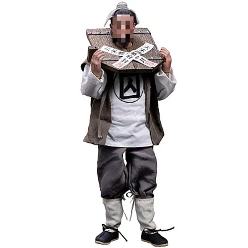 Twelve O'clock Water Margin - Ancient China Prisoner Uniform 1/6 Scale Accessory Set T-018-B www.HobbyGalaxy.com