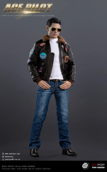 POPTOYS Ace Pilot 1/6 Scale Action Figure Jacket Version EX059 www.HobbyGalaxy.com POPTOYS Ace Pilot 1/6 Scale Action Figure Jacket Version EX059 www.HobbyGalaxy.com