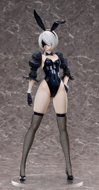 FREEing "NieR:Automata" 2B (YoRHa Type B No. 2): Bunny Ver. 1/4 Scale PVC Figure www.HobbyGalaxy.com
