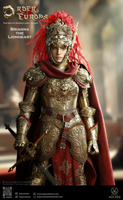 POP Costume The Era of Europa War - Brianna The Lionheart 1/6 Scale Action Figure ALS-020 Re-release www.HobbyGalaxy.com