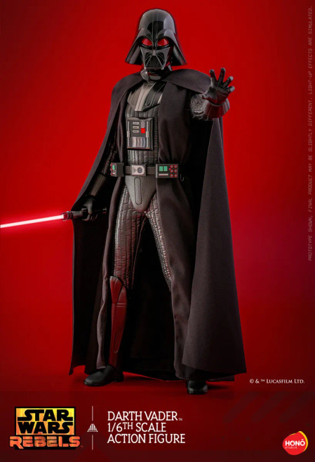 Hono Studio "Star Wars: Rebels" Darth Vader 1/6 Scale Action Figure www.HobbyGalaxy.com