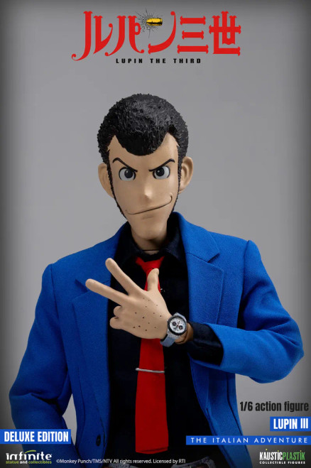 Infinite Statue "Lupin the 3rd Part IV: The Italian Adventure" Lupin 1/6 Scale Action Figure Deluxe Edition www.HobbyGalaxy.com