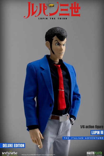 Infinite Statue "Lupin the 3rd Part IV: The Italian Adventure" Lupin 1/6 Scale Action Figure Deluxe Edition www.HobbyGalaxy.com