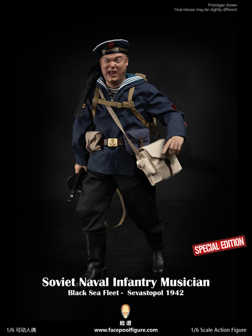 Facepool Soviet Naval Infantry Musician 1/6 Scale Action Figure Special Edition FP-021B www.HobbyGalaxy.com Facepool Soviet Naval Infantry Musician 1/6 Scale Action Figure Special Edition FP-021B www.HobbyGalaxy.com