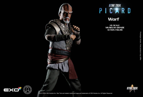 EXO-6 "Star Trek: Picard" Season 3 Worf 1/6 Scale Action Figure www.HobbyGalaxy.com EXO-6 "Star Trek: Picard" Season 3 Worf 1/6 Scale Action Figure www.HobbyGalaxy.com