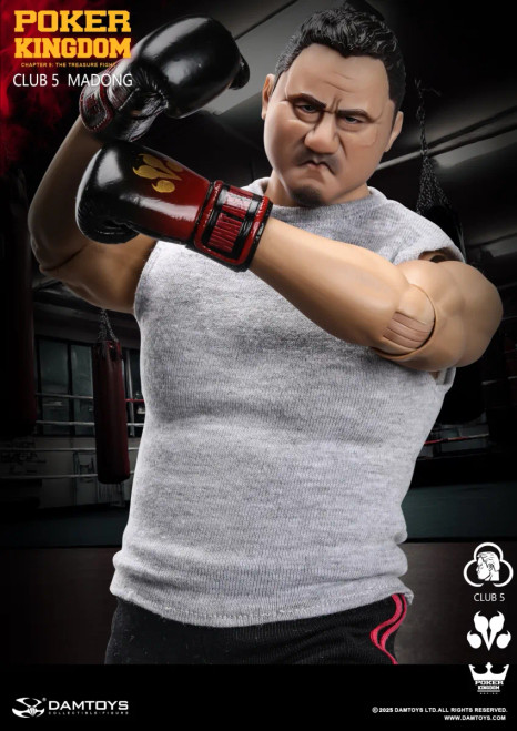 DAMTOYS Poker Kingdom - Club 5 Madong 1/6 Scale Action Figure GK030-A www.HobbyGalaxy.com
