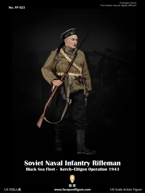 Facepool Soviet Naval Infantry Rifleman Special FP-023B