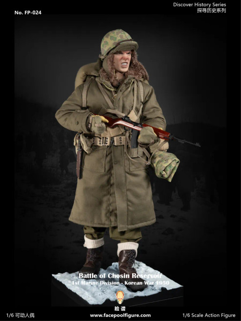 Facepool Korean War - Battle of Chosin Reservoir - US 1st Marine Division 1/6 Scale Action Figure Special Edition FP-024B www.HobbyGalaxy.com Facepool Korean War - Battle of Chosin Reservoir - US 1st Marine Division 1/6 Scale Action Figure Special Edition FP-024B www.HobbyGalaxy.com