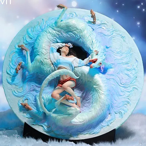 WeArtDoing X PHUC DANG "INUGAMI" Dawn Whisper Sculpture www.HobbyGalaxy.com