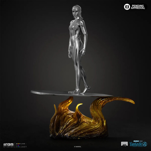 Iron Studios "The Fantastic Four: First Steps" Silver Surfer Art Scale 1/10 Statue www.HobbyGalaxy.com