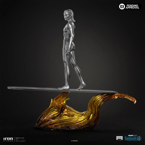 Iron Studios "The Fantastic Four: First Steps" Silver Surfer Art Scale 1/10 Statue www.HobbyGalaxy.com