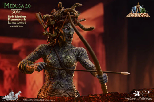 Star Ace Toys Ray Harryhausen "Clash of the Titans" Soft-Motion Series Medusa 2.0 30cm Posable Figure SA6070 www.HobbyGalaxy.com