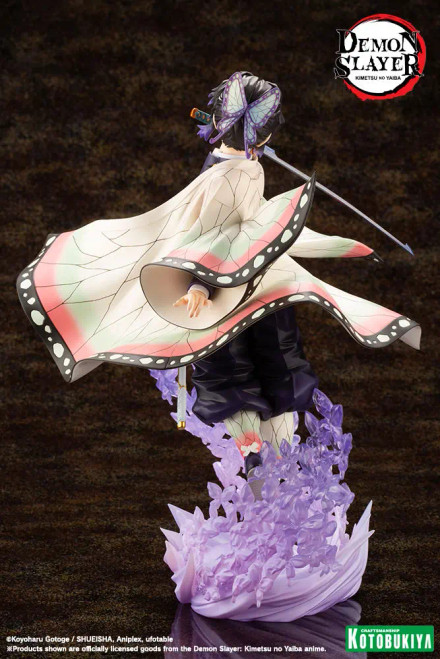 Kotobukiya "Demon Slayer: Kimetsu no Yaiba" Shinobu Kocho ARTFX J PVC Figure www.HobbyGalaxy.com