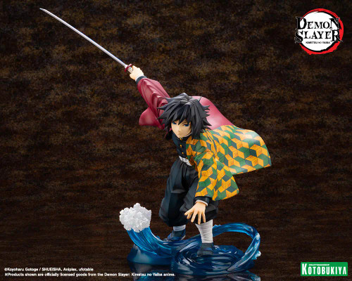 Kotobukiya "Demon Slayer: Kimetsu no Yaiba" Giyu Tomioka ARTFX J PVC Figure www.HobbyGalaxy.com