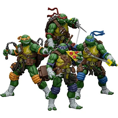 JOYTOY 1/18 ニンジャタートルズ(4種セット) Joy Toy Teenage Mutant Ninja Turtles 1:18 Scale COMPLETE SET OF 4