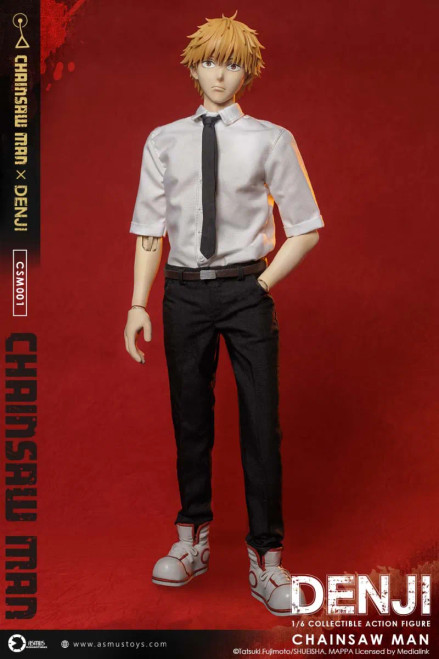 Asmus Toys "Chainsaw Man" Denji 1/6 Scale Action Figure Luxury Edition CSM001LUX www.HobbyGalaxy.com Asmus Toys "Chainsaw Man" Denji 1/6 Scale Action Figure Luxury Edition CSM001LUX www.HobbyGalaxy.com