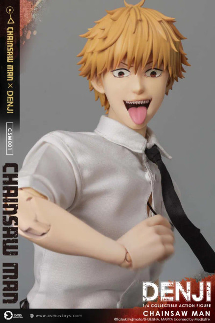 Asmus Toys "Chainsaw Man" Denji 1/6 Scale Action Figure Luxury Edition CSM001LUX www.HobbyGalaxy.com Asmus Toys "Chainsaw Man" Denji 1/6 Scale Action Figure Luxury Edition CSM001LUX www.HobbyGalaxy.com