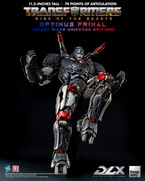 Threezero "Transformers: Rise of the Beasts" DLX Optimus Primal (Beast Wars Universe Edition) Action Figure www.HobbyGalaxy.com