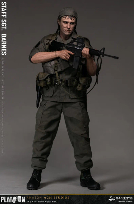 DAMTOYS "Platoon" Staff Sergeant Barnes 1/6 Scale Action Figure NO.DMS045 www.HobbyGalaxy.com