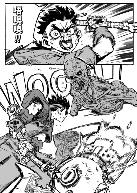 D_ONE STUDIO RAGE-ZBOYS Series - Yazai (Tooth Boy) 1/12 Scale Action Figure Out-of-Control Edition www.HobbyGalaxy.com