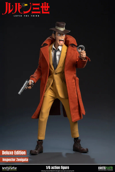 Infinite Statue "Lupin the 3rd Part IV: The Italian Adventure" Inspector Koichi Zenigata 1/6 Scale Action Figure Deluxe Edition www.HobbyGalaxy.com