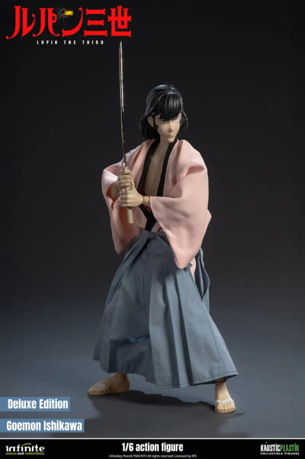 Infinite Statue "Lupin the 3rd Part IV: The Italian Adventure" Goemon Ishikawa XIII 1/6 Scale Action Figure Deluxe Edition www.HobbyGalaxy.com
