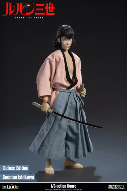 Infinite Statue "Lupin the 3rd Part IV: The Italian Adventure" Goemon Ishikawa XIII 1/6 Scale Action Figure Deluxe Edition www.HobbyGalaxy.com