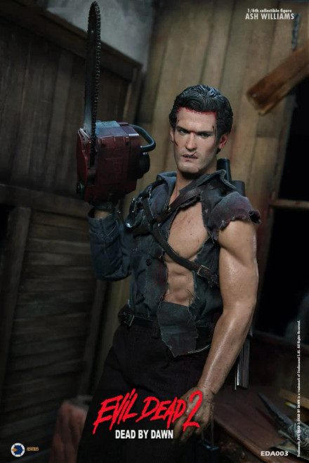 Asmus Toys "Evil Dead II" Ash Williams 1/6 Scale Action Figure www.HobbyGalaxy.com