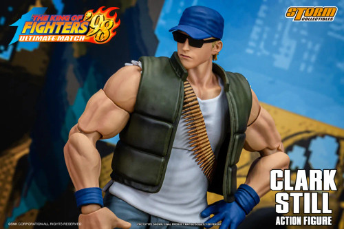 Storm Collectibles "King of Fighters '98 Unlimited Match" Clark Still 1/12 Scale Action Figure www.HobbyGalaxy.com